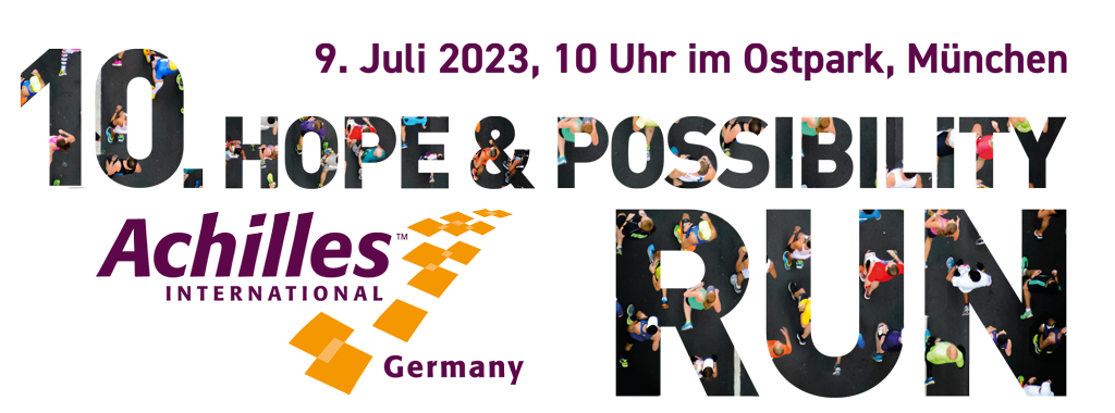 10. Hope & Possibility Run am 9. Juli 2023, 10 Uhr im Ostpark München